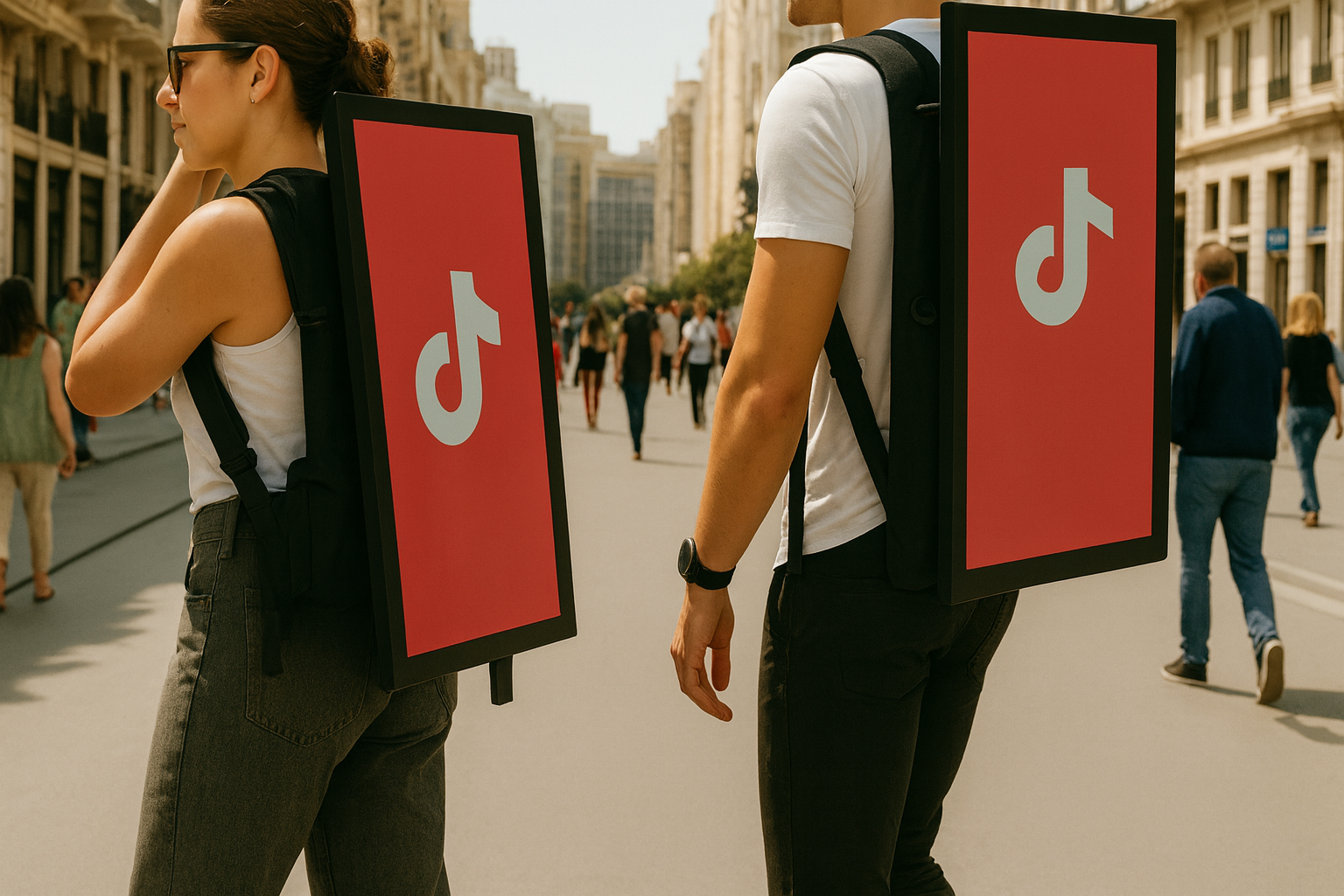 Plecak Reklamowy LCD – Mobilna Reklama LED Polska